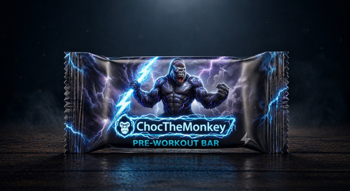 ChocTheMonkey pre-workout bar package